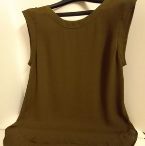 Women's Olive Green Blouse (XL)